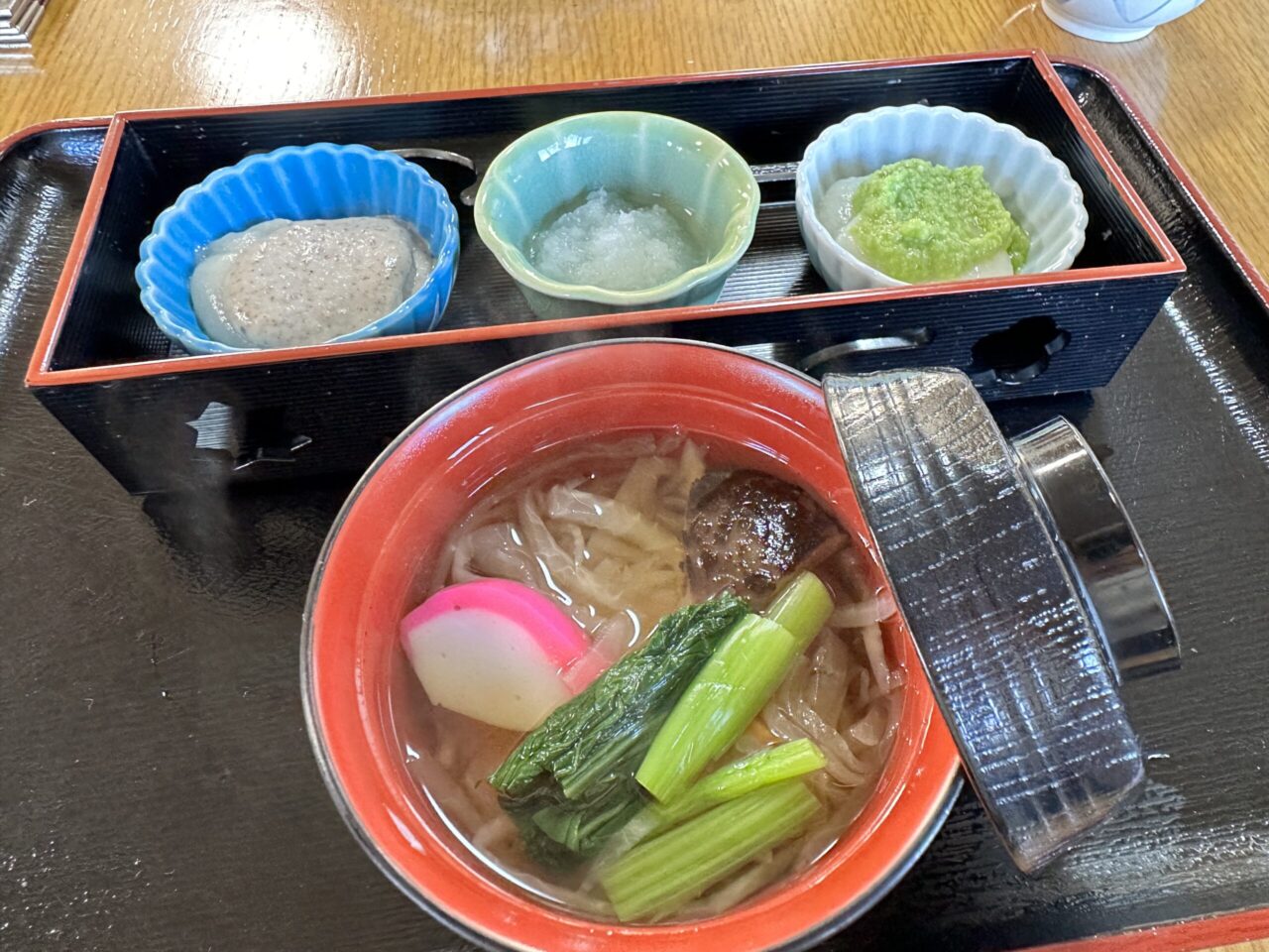 一関の名物 お餅の御膳