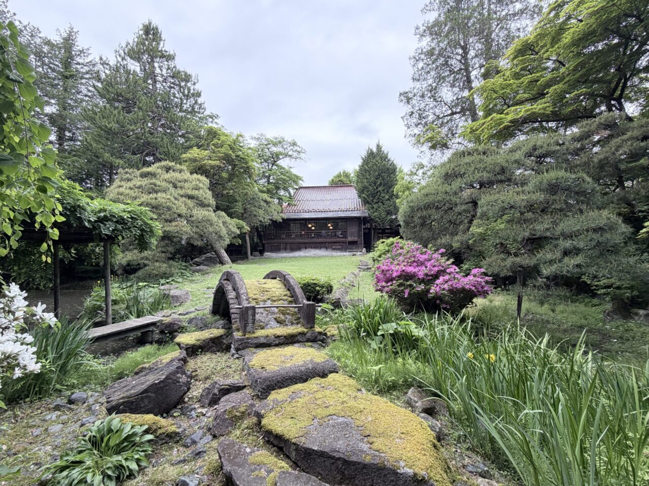 南昌荘の庭園