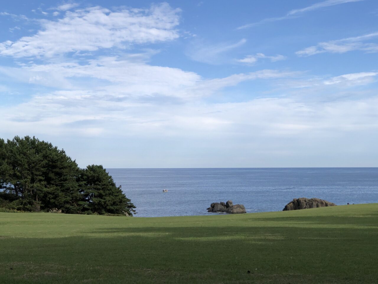 種差海岸からの眺め